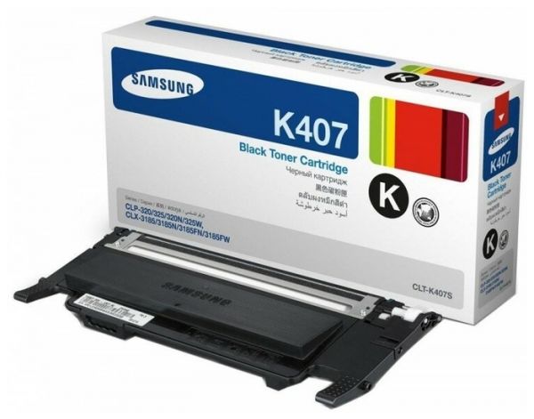 Заправка картриджа Samsung CLP-320/325/CLX-3185 (CLT-K407S) черный (1500 стр.)