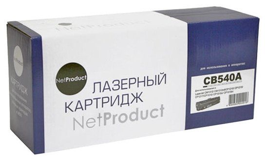 Картридж NetProduct (N-CB540A) для HP CLJ CM1300/CM1312/CP1210/CP1215, Bk, 2,2K
