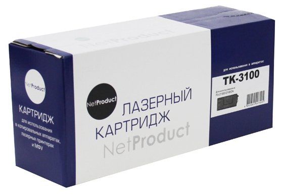 Тонер-картридж NetProduct (N-TK-3100) для Kyocera FS-2100D/DN/ECOSYS M3040dn, 12,5K