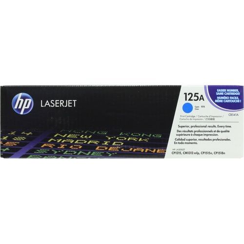 Заправка картриджа HP Color Laser Jet CP1210/CP1215/CP1510/CP1515/CM1312mfp 125A (CB541A) голубой