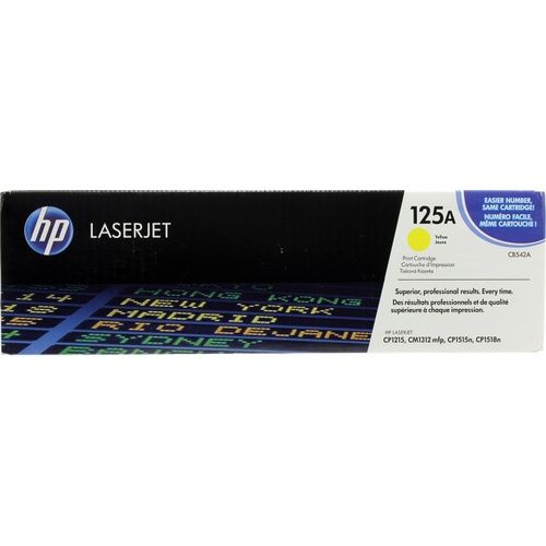 Заправка картриджа HP Color Laser Jet CP1210/CP1215/CP1510/CP1515/CM1312mfp 125A (CB542A) желтый