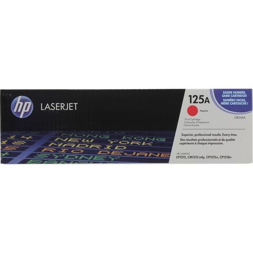 Заправка картриджа HP Color Laser Jet CP1210/CP1215/CP1510/CP1515/CM1312mfp 125A (CB543A) пурпурный