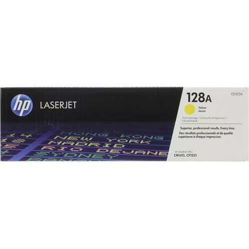 Заправка картриджа HP Color Laser Jet Pro CP1525/Pro CM1415 128A (CE322A) желтый (1300 стр)