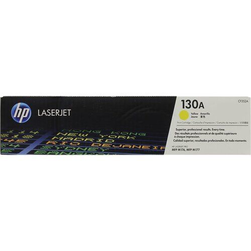Заправка картриджа HP Color Laser Jet Pro M/153/M176/M177 130A (CF352A) желтый (1000 стр)