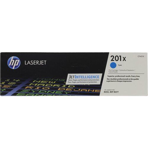 Заправка картриджа HP Color Laser Jet Pro M252/277 201X (CF401X) голубой (2300 стр)