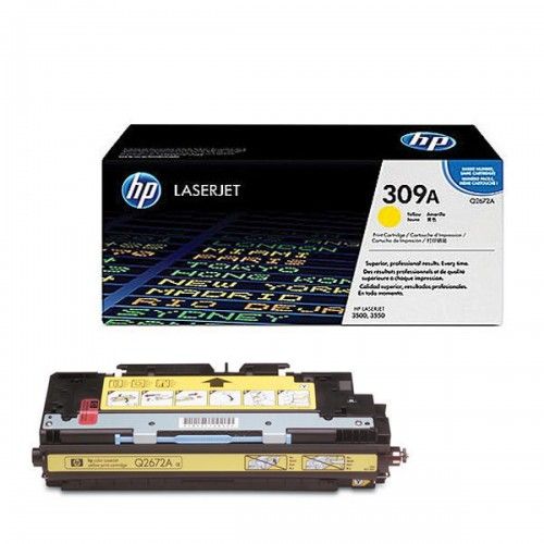 Заправка картриджа HP Color Laser Jet 3500/3550/3700 309A (Q2672A) желтый (4000 стр)