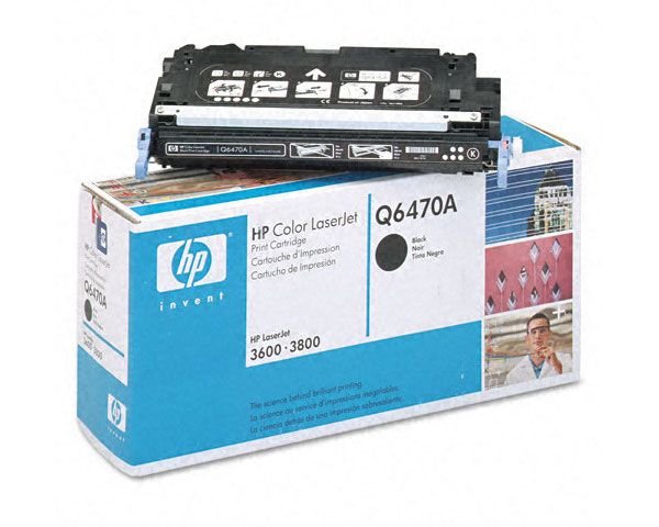 Заправка картриджа HP Color Laser Jet 3505/3600/3800 501A (Q6470A) черный (6000 стр)