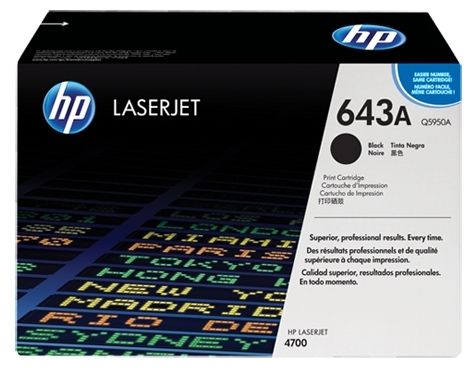 Заправка картриджа HP Color Laser Jet 4700 643A (Q5950A) черный (11000 стр)