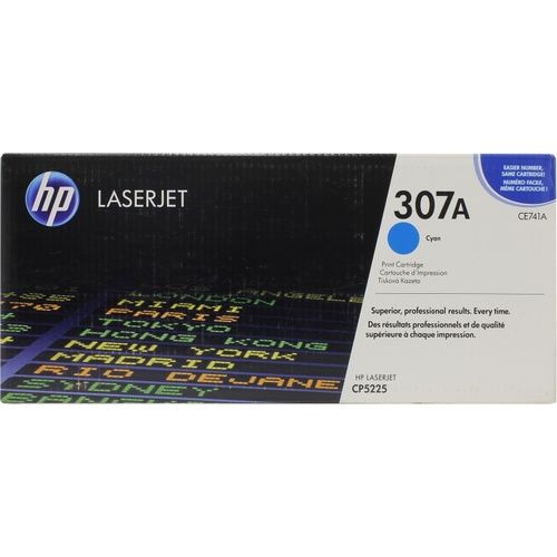 Заправка картриджа HP Color LaserJet CP5225 307A (CE741A) голубой (7000 стр)