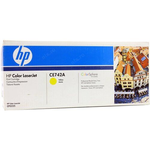 Заправка картриджа HP Color LaserJet CP5225 307A (CE742A) желтый (7000 стр)