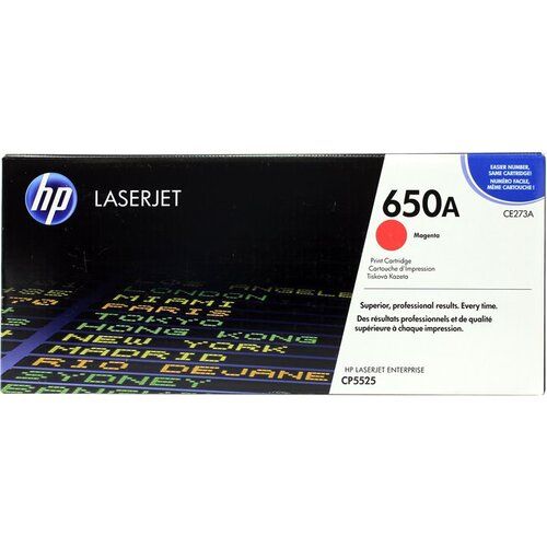 Заправка картриджа HP Color LaserJet CP5520/5525 650A (CE273A) пурпурный (15000 стр)