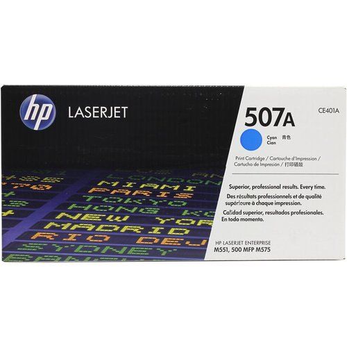 Заправка картриджа HP Color LaserJet Enterprise 500 M575 507A (CE401A) голубой (6000 стр)