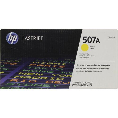 Заправка картриджа HP Color LaserJet Enterprise 500 M575 507A (CE402A) желтый (6000 стр)