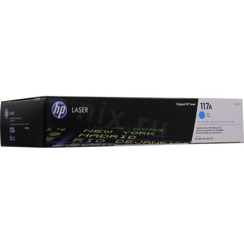 Заправка картриджа 117A HP Color Laser 150a/ 150nw/ 178nw MFP/ 179fn (W2071A) голубой (700 стр)