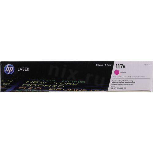 Заправка картриджа 117A HP Color Laser 150a/ 150nw/ 178nw MFP/ 179fn (W2073A) пурпурный (700 стр)