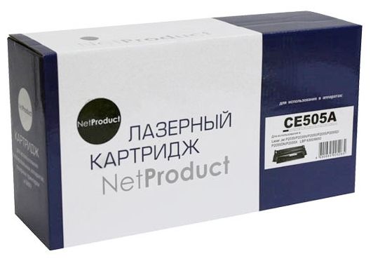 Картридж NetProduct (N-CE505A) для HP LJ P2055/P2035/Canon №719, 2,3K