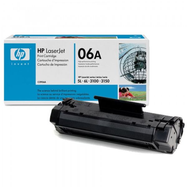 Заправка картриджа HP LaserJet 3100 / 3150 / 5L / 6L (C3906A) (2500 стр.)