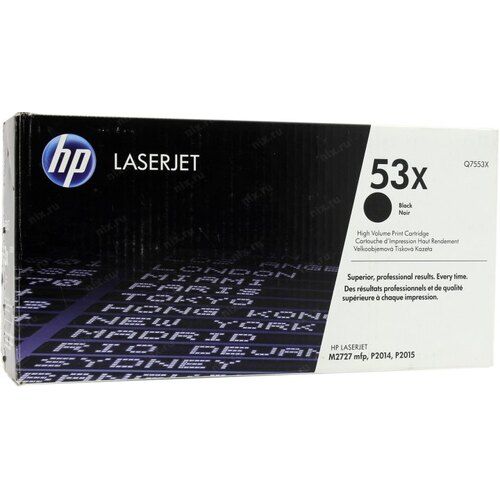 Заправка картриджа HP LaserJet M2727 / P2014 / P2015 (Q7553X) (7000 стр.)