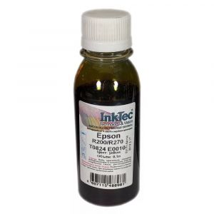 Чернила InkTec (E0010) для Epson R200/R270 (T0824), Y, 0,1 л.