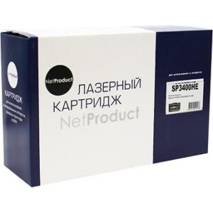 Картридж NetProduct (N-SP3400HE) для Ricoh Aficio SP 3400N/3410DN/3400SF/3410SF, 5K