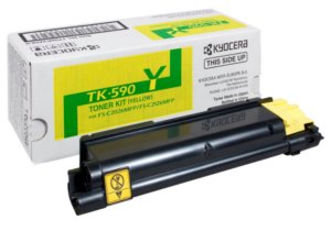 Заправка картриджа Kyocera FS-C2026/C2126/C2526/C2626/C5250/P6026/P6526(5000 стр.) TK-590Y желтый
