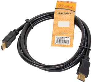 Кабель цифровой HDMI19M to HDMI19M, V1.4+3D, 1m TV-COM